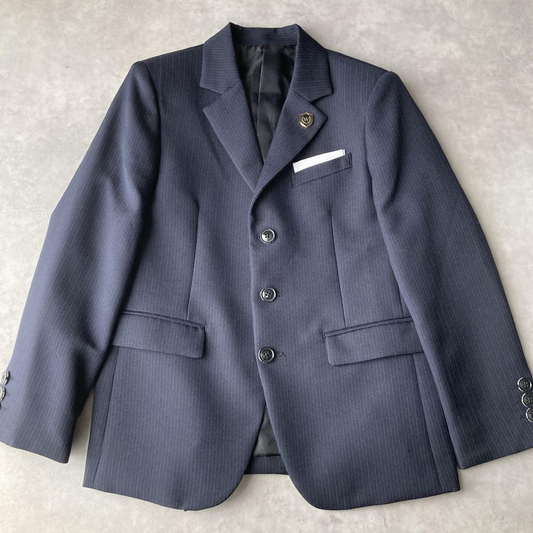 美品✨️ワルツバイビームスデザインスーツ 130 6点セット セットアップ 紺