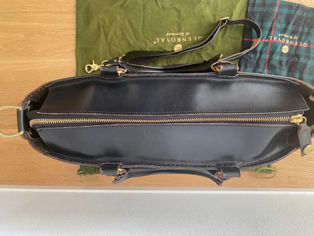 Glen ジップショルダートートバッグ