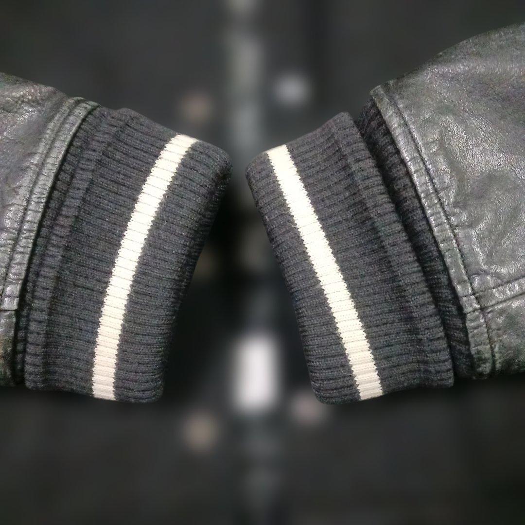 SCHOTT BROS ショット×ila 　ロゴ　刺繍　スタジャン　M