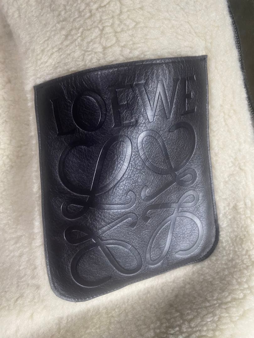 【HHHさん専用】LOEWE オリーブ色モッズコート シェルパ襟付き
