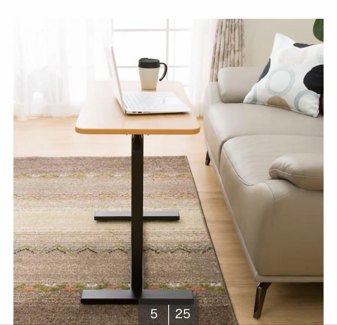 ニトリ昇降テーブルJY03-02ライトブラウン