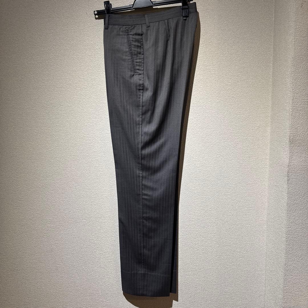 M*〜様 ポールスミス グレー ストライプ ビジネススーツ セットアップ