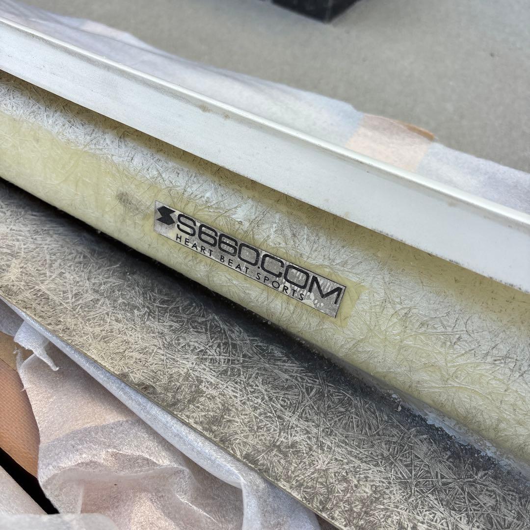 ホンダ　s660　S660.com製　サイドステップ(ホワイト) 中古品