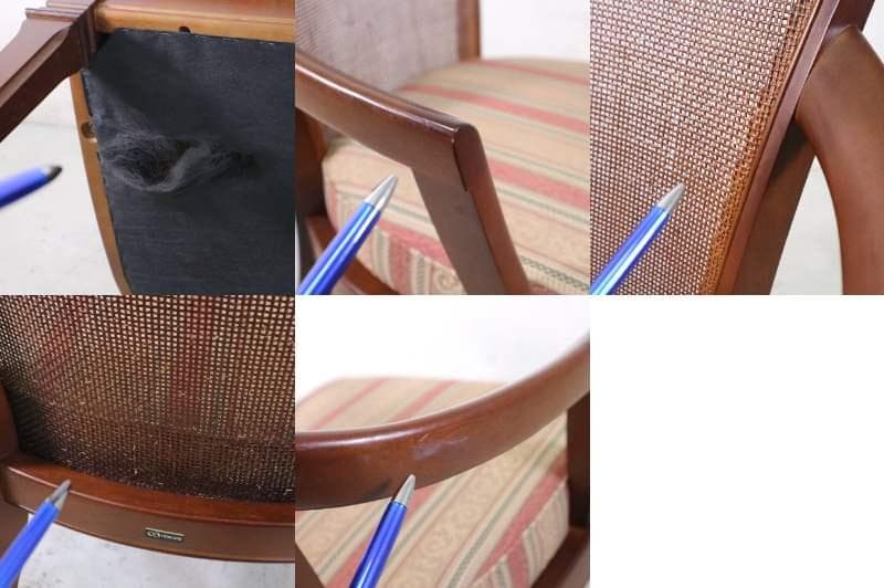 2脚中の1 マルニ木工 地中海 ロベリア LDチェア アームチェア 肘付き キャ