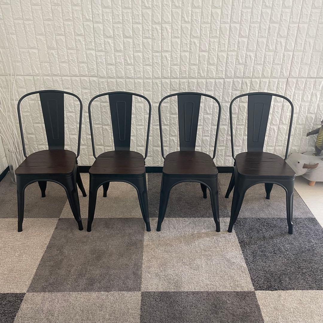 都内23区送料無料✨ 4人掛けダイニングテーブル✨イス4脚セット