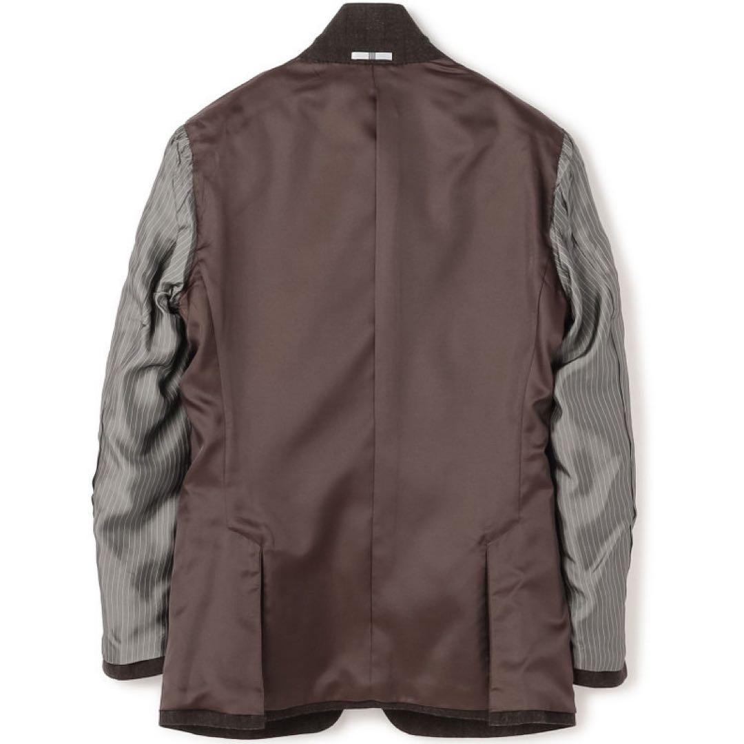 ブラウンスーツ　秋冬　ストライプ