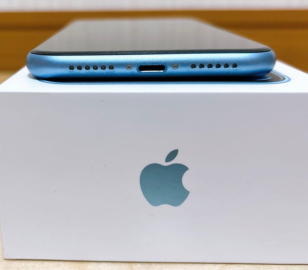 傷有り⚠︎送料込み◎匿名配送◎ iPhone XR 256GB ブルー 付属品あり