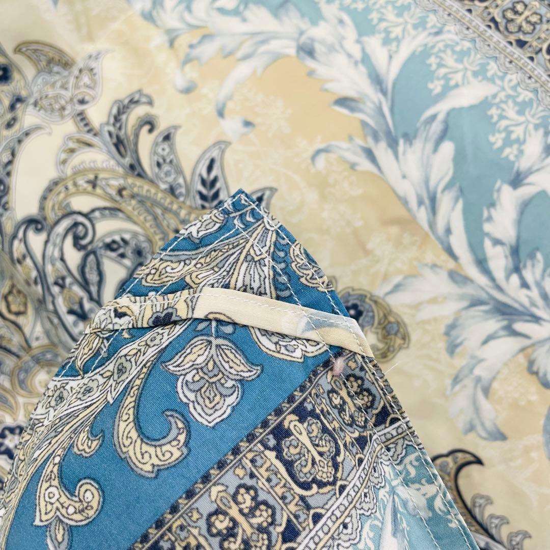 羽毛布団 シングル 増量 抗菌防臭羽毛 ブルー 日本製　特別価格　BL