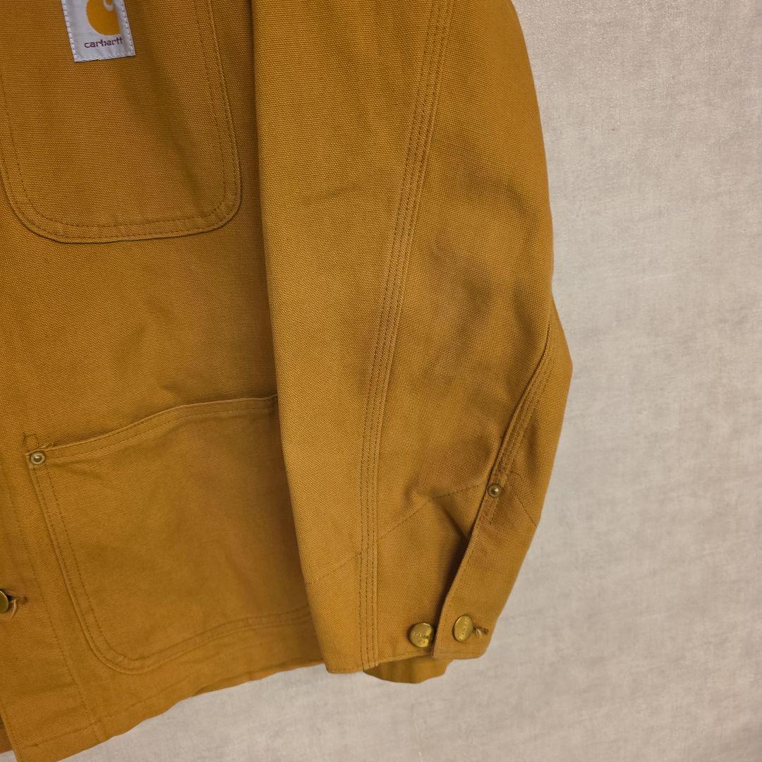 90s USA製　カーハート　ミシガンチョアコート　希少な裏地無し　ヴィンテージ