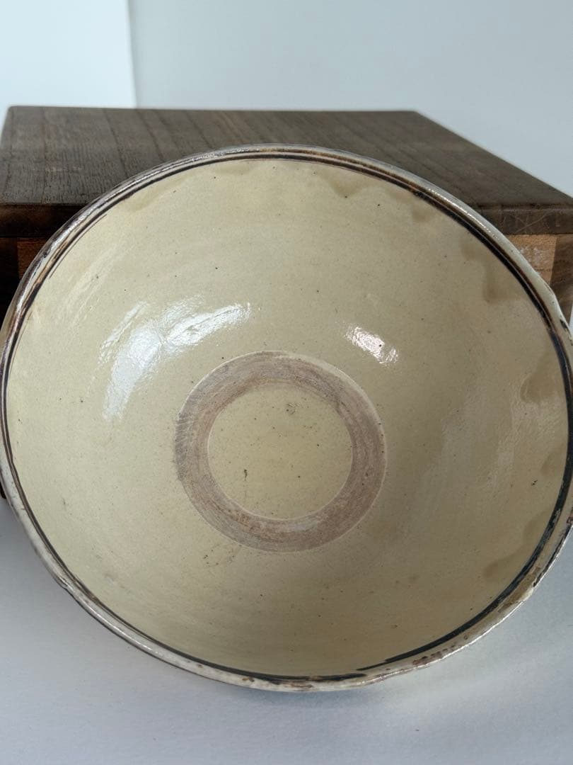 中国明磁州窯黒釉茶碗　直径約16.2㎝