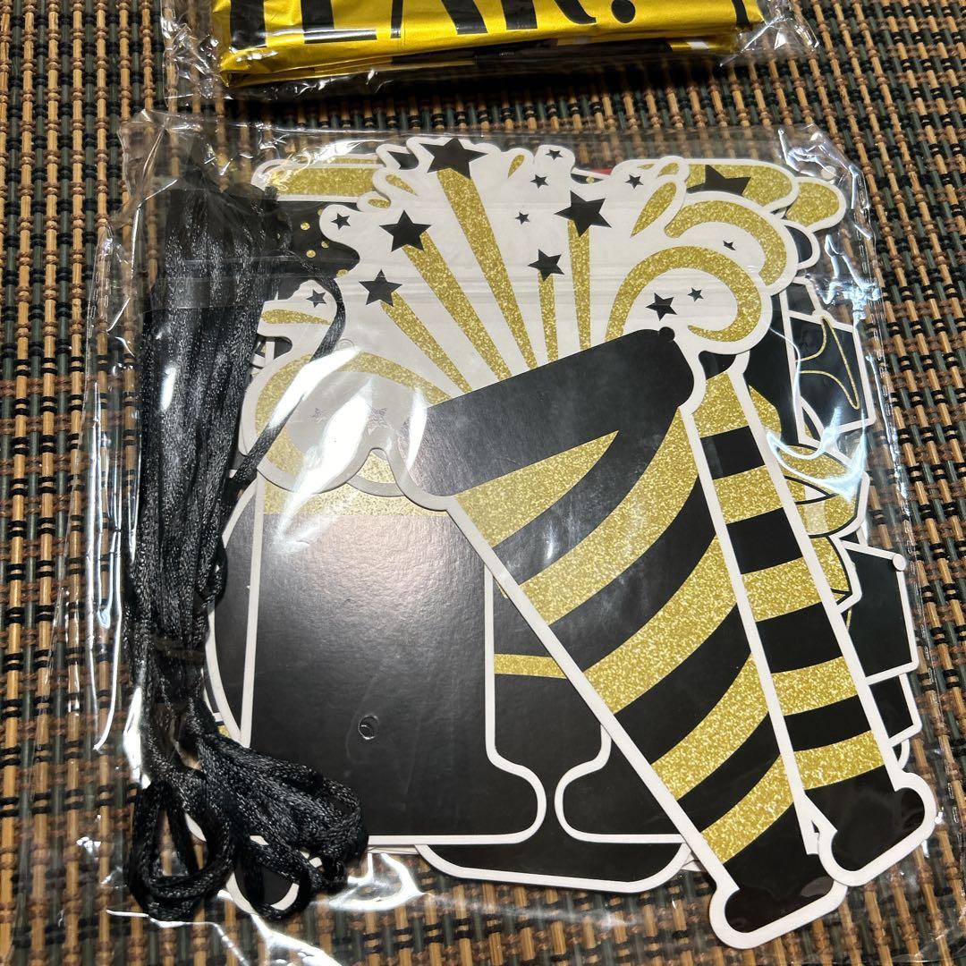 パーティー用品 風船 Happy NewYearパーティー飾り セット小道具