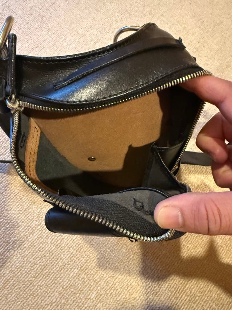 最終値下げボートラップ バイソン オイルレザー ブラック　美品　BoatRap