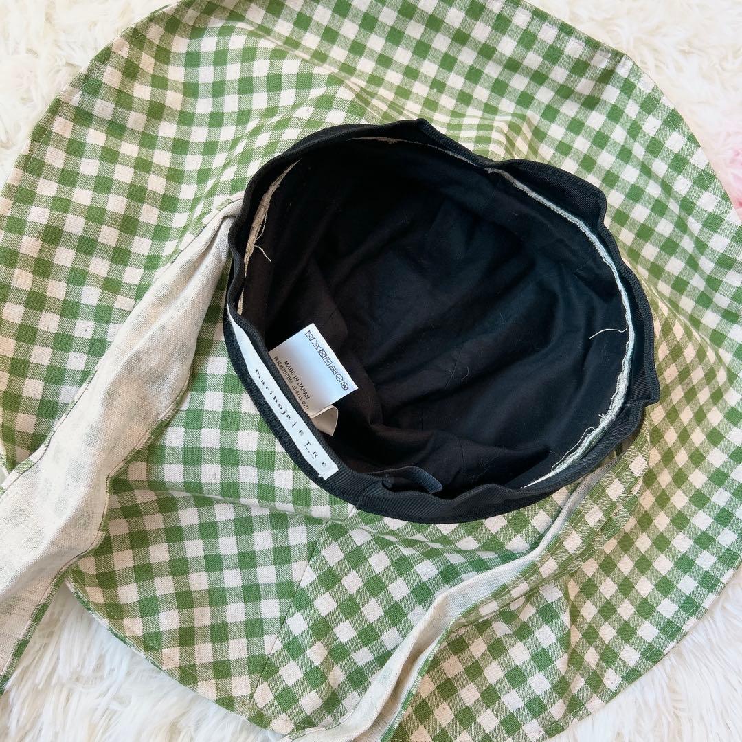 marihoja×ETRE TOKYO ギンガムチェック ハット　帽子