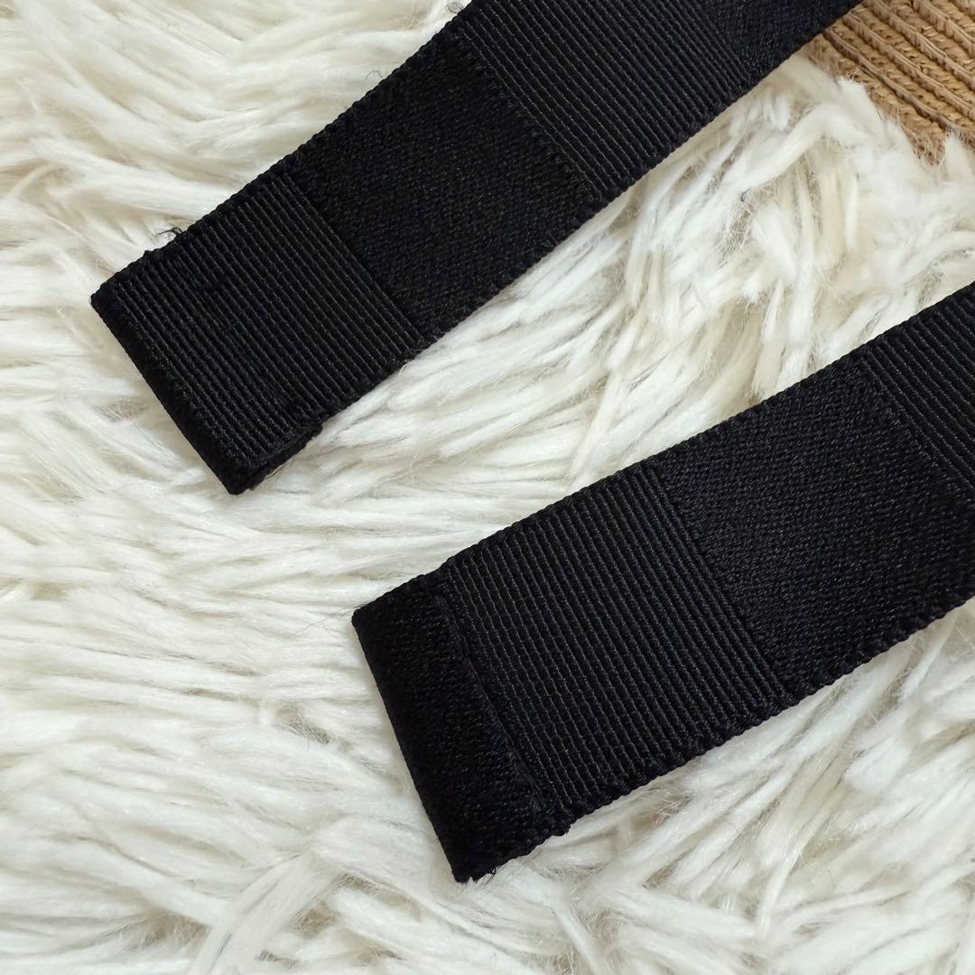 【極美品】アシーナニューヨーク ローズマリー ラフィアハット 麦わら帽子 夏上品