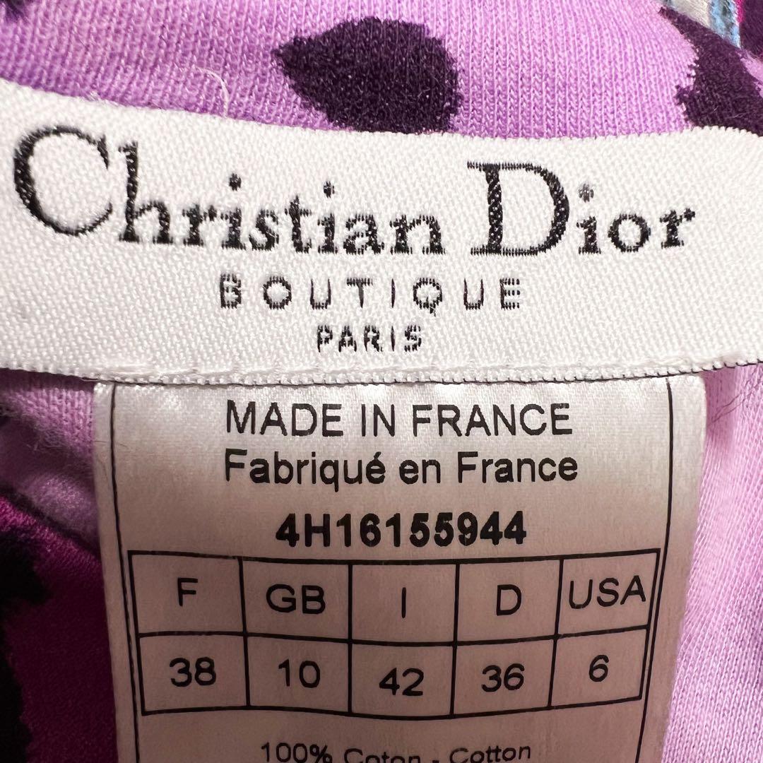 Dior ディオール　カットソー　レオパード　ロゴ　長袖