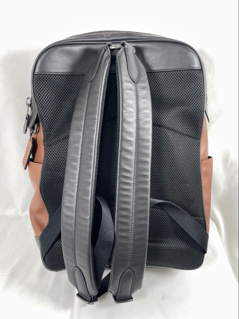 美品 COACH コーチ リュック バックパック ビジネス グラハム レザー