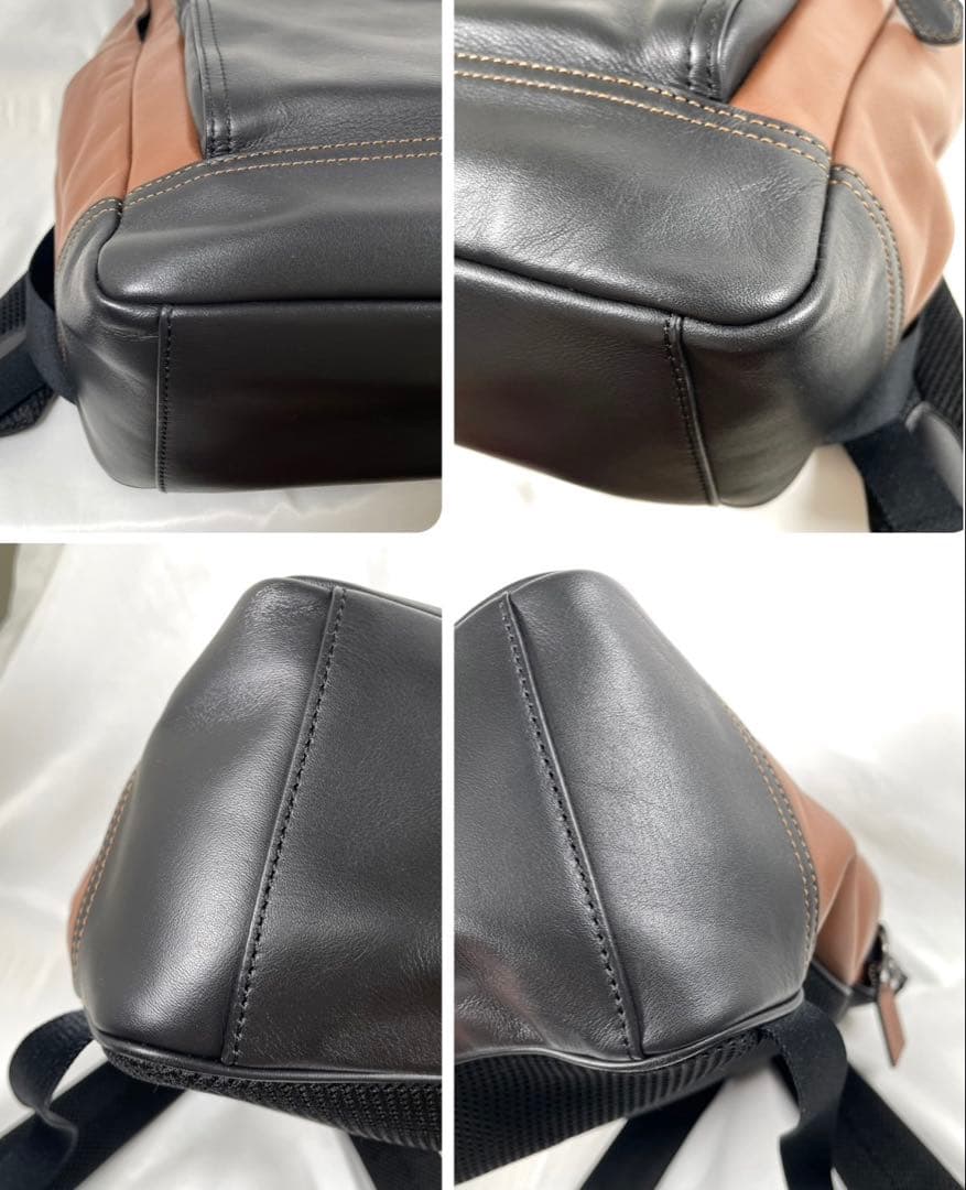 美品 COACH コーチ リュック バックパック ビジネス グラハム レザー