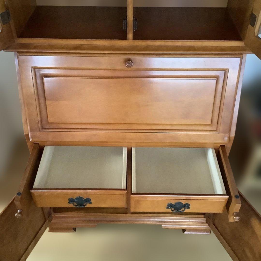 木製ライティングビューロー