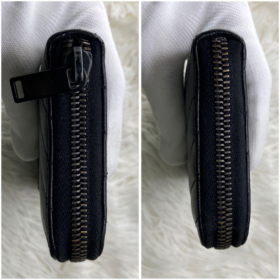 【✨美品✨】 サンローラン カサンドラ 長財布 ラウンドファスナー ブラック