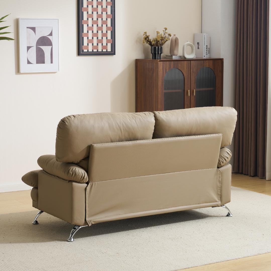 超人気！ソファー ソファ 2人掛け 幅155cm 2人掛け 北欧 BROWN