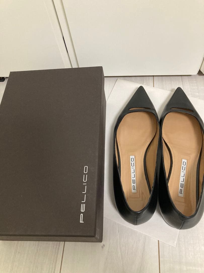 【Love.0113】PELLICO ブラック ポインテッドトゥ