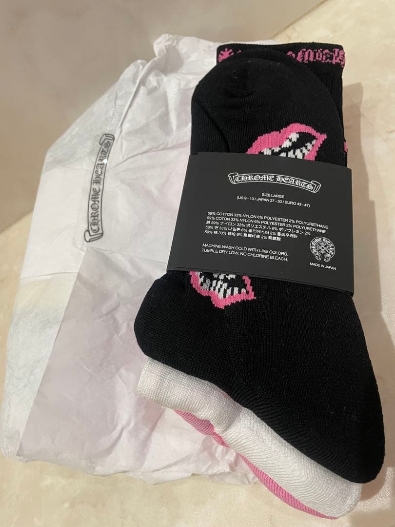 【新品】 Chrome Hearts マッティー ボーイ ソックス 3足セット