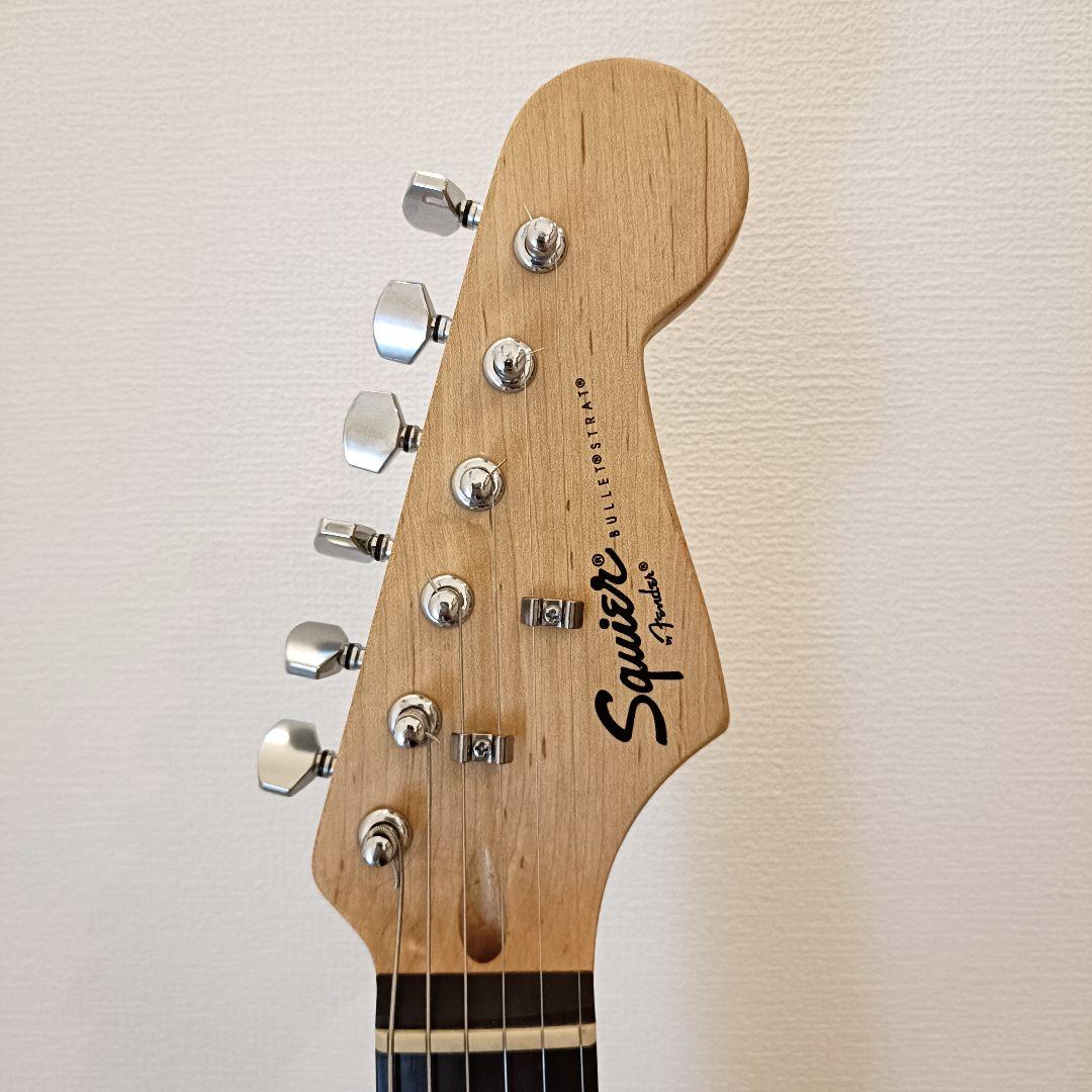 【メンテ済】Squier ストラトキャスター エレキギター 本体 ピンク