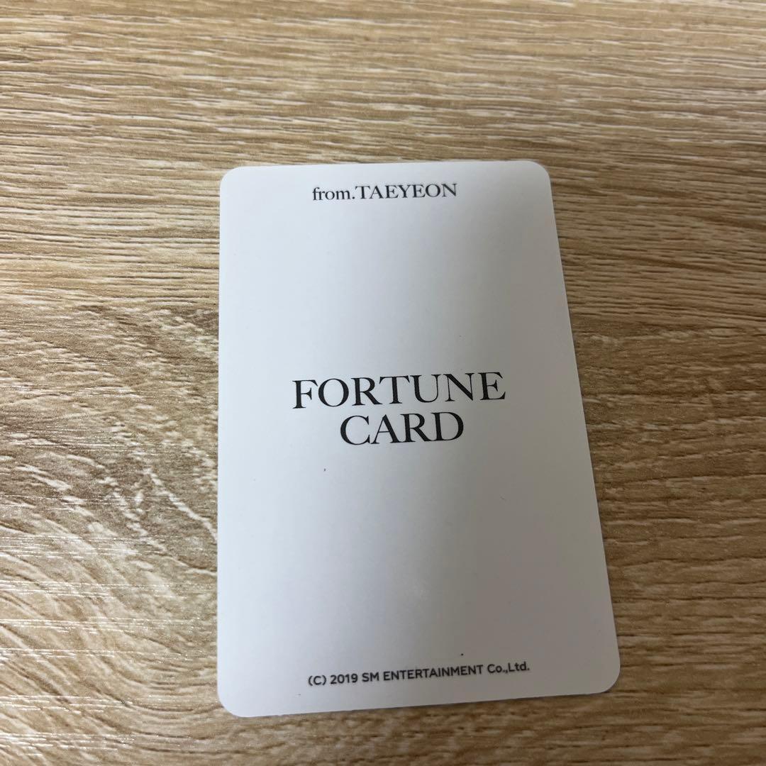 少女時代 テヨン コンサート トレカ