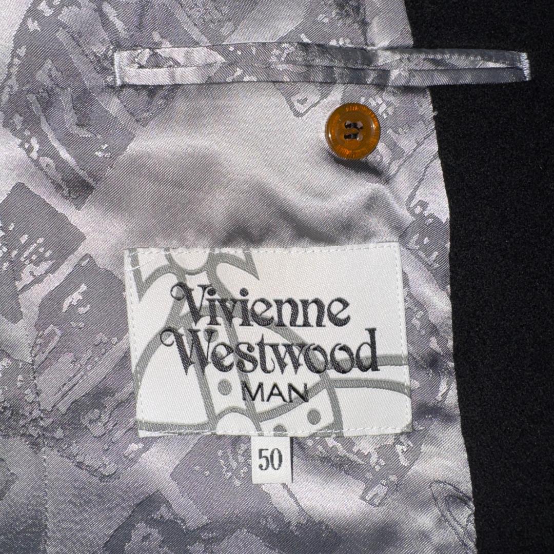 【極美品☆高級モデル☆上品ブラック】ヴィヴィアン ミントカラー ウールコート