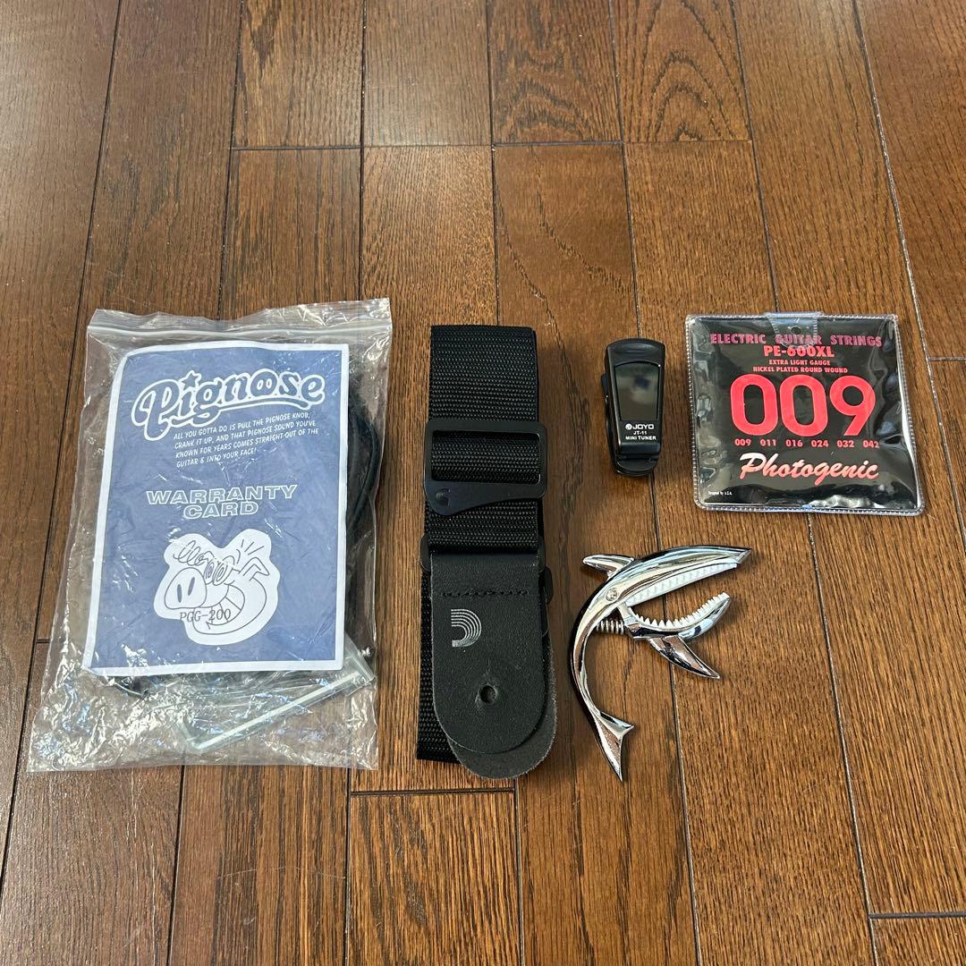 Pignose　ピグノーズ　エレキギター　レッド　アンプ内蔵ギター　美品