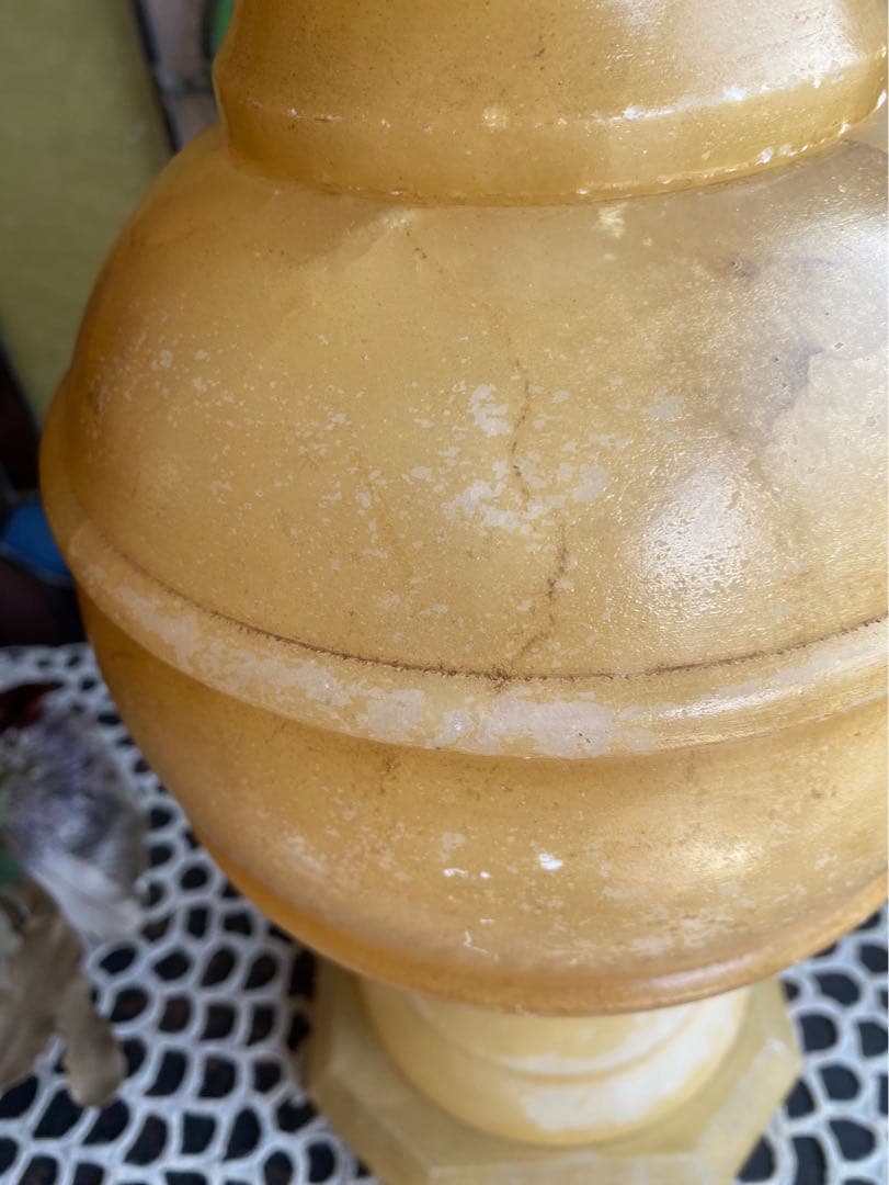 フロアスタンドライト 大理石 ランプ アンティーク インテリア 大理石