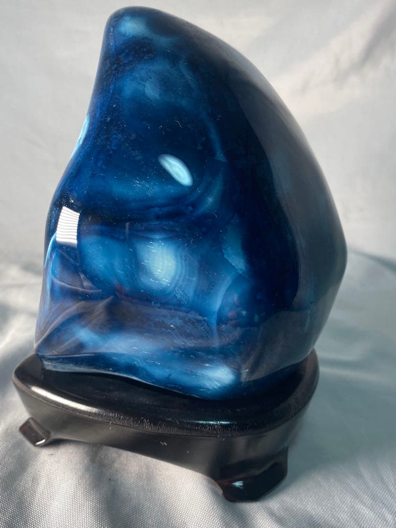 2631❣️ ブルー　メノウ　瑪瑙 天然石 ジャスパー　希少