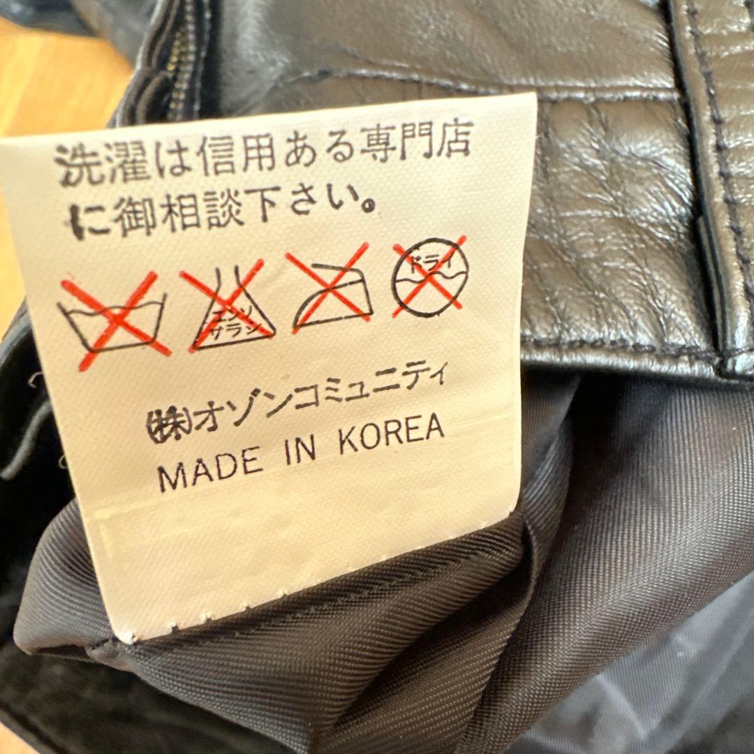 ヒステリックグラマー　羊革　ラム革　レザーパンツ　黒