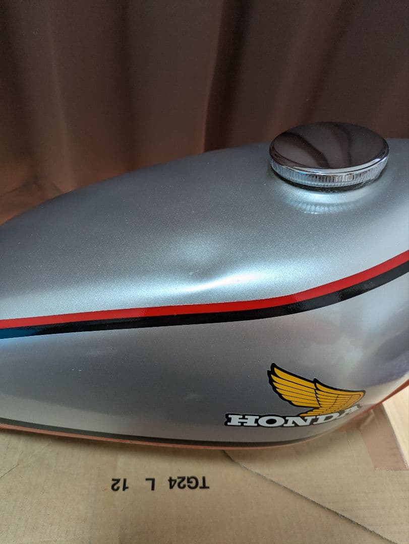 HONDA 純正 バイクタンク シルバー オレンジ XL230