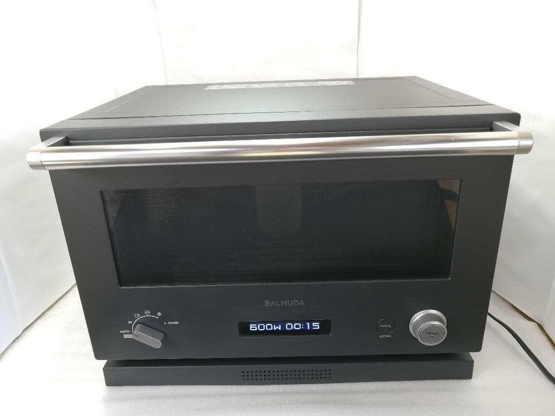 バルミューダデザイン　オーブンレンジ　ブラック　22年製　X