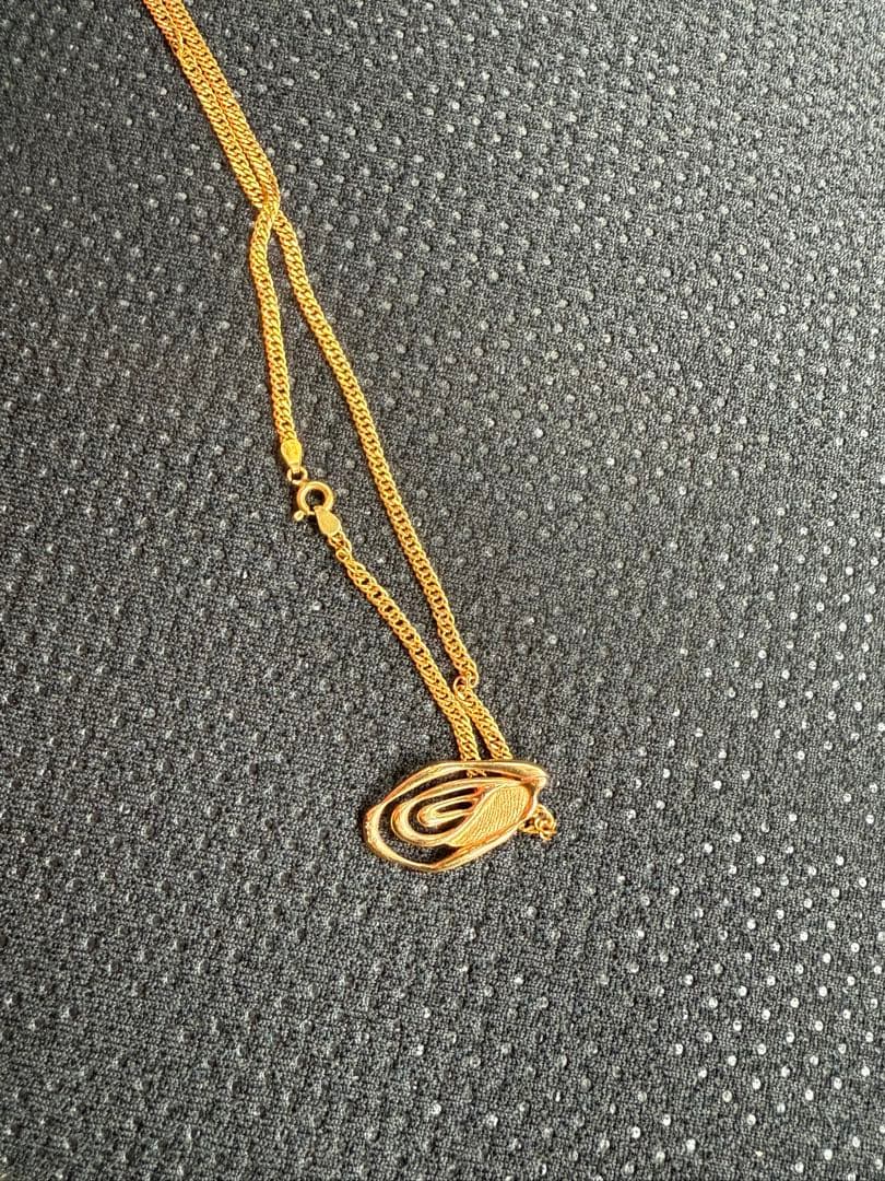 希少　西城秀樹　指紋モチーフ　ペンダントトップ　ゴールド　18金　通常入手不可