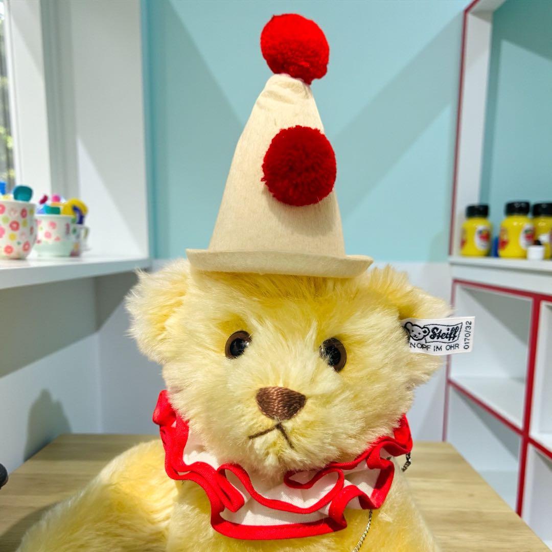 シュタイフ Steiff テディベア テディクラウン 美品 クラウンハット2個