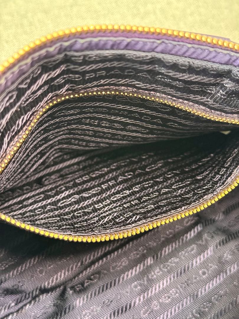 PRADA プラダ テスートナイロン レザー ハンドバッグ 2WAY ショルダー