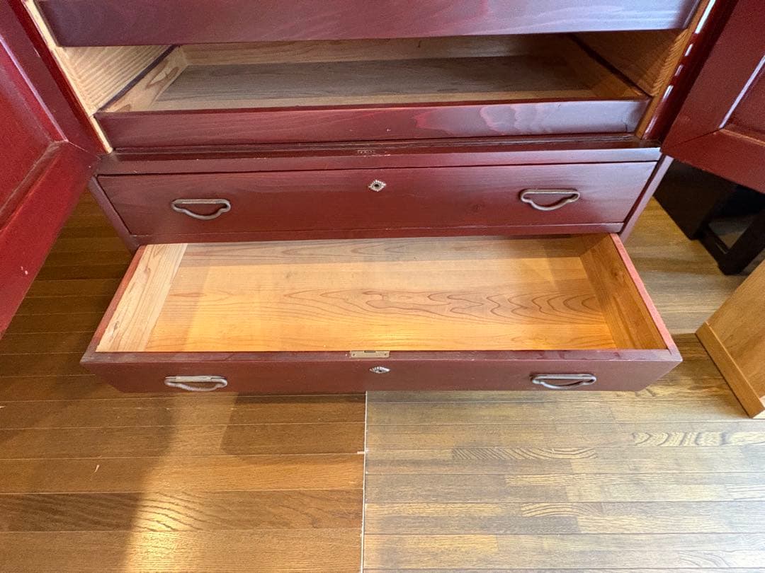 ②桐箪笥　レトロ　アンティーク　チェスト　和箪笥