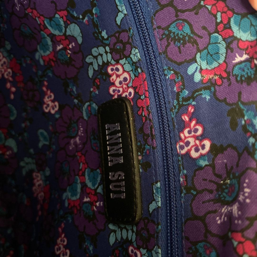 anpcANNA SUI 蝶刺繍 かごバッグ