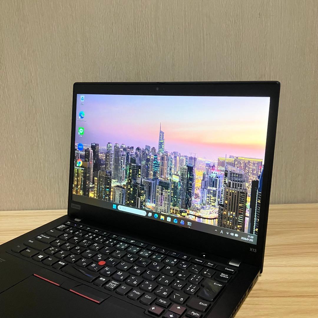 第10世代！Lenovo ThinkPad X13 i5 Windows11搭載