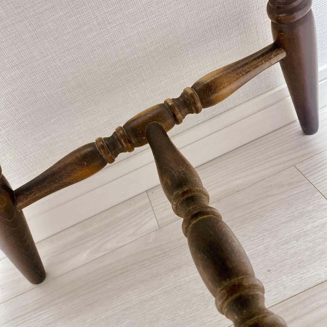 職人仕上げ ウィンザーたチェア 削り出し ろくろ挽き ヴィンテージ アンティーク