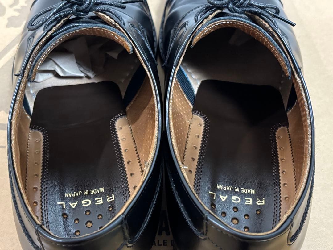 REGAL ストレートチップ04ER（25.5㎝）黒色