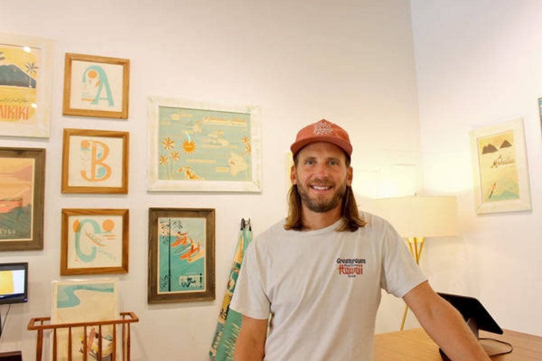 ktm様 ハワイ画家Nick Kucharニック カッチャーアート額付き6点