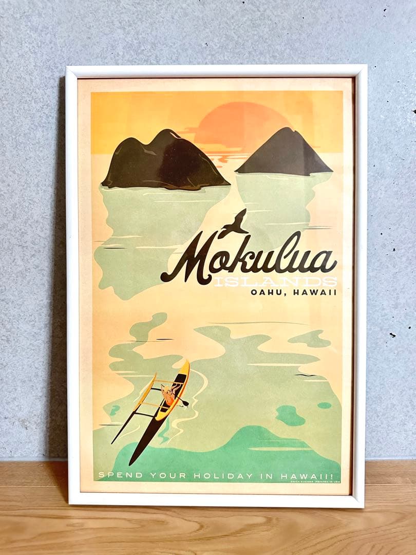 ktm様 ハワイ画家Nick Kucharニック カッチャーアート額付き6点