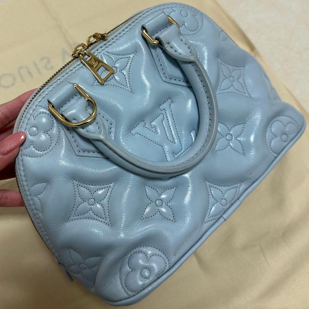 ルイヴィトン Louis Vuitton バブルグラム アルマソフトBB ブルー