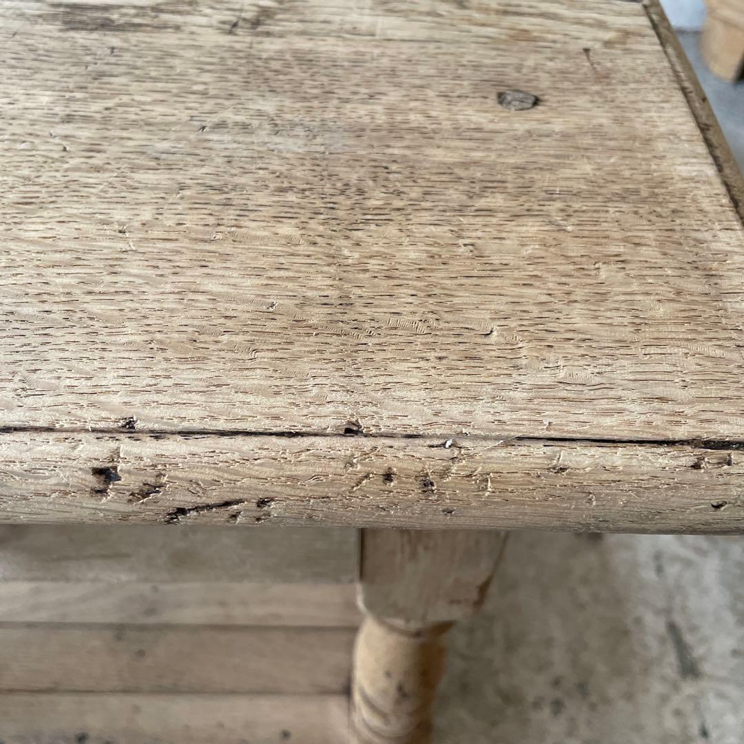 KINドロワーサイドテーブル ドロワーベッドサイドテーブル　剥離