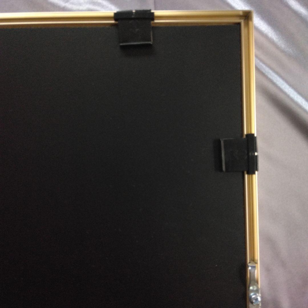 アート　フレーム　額縁　ゴールド　F6　水彩画　秋景　 額装済み　インテリア