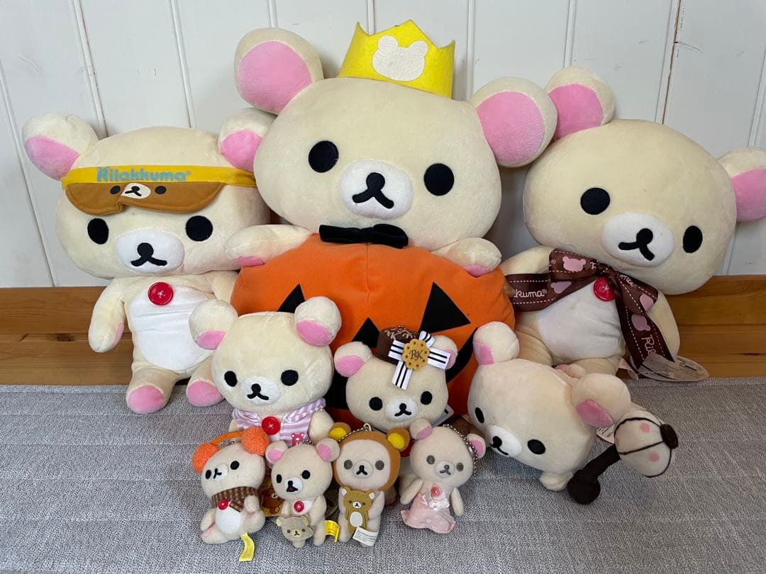 サンエックス リラックマ コリラックマ ぬいぐるみ まとめ売り10点セットレア物