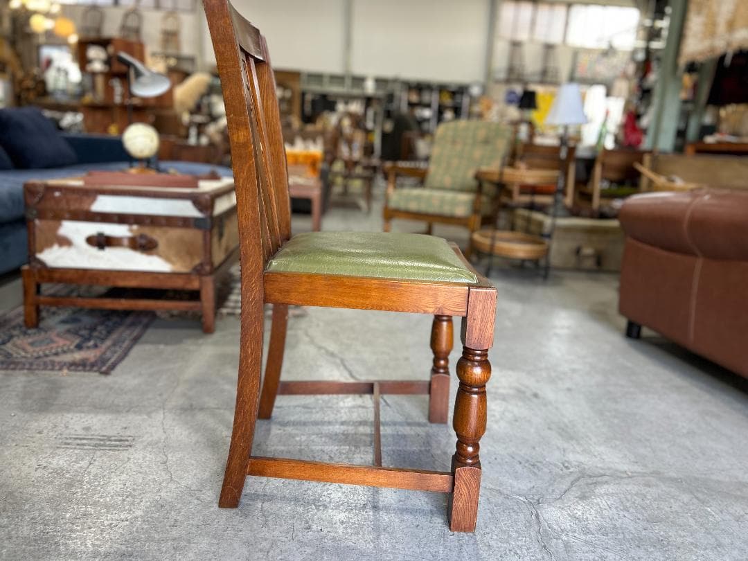 【EUR Vintage②】英国ヴィンテージ / ダイニングチェア｜オーク材